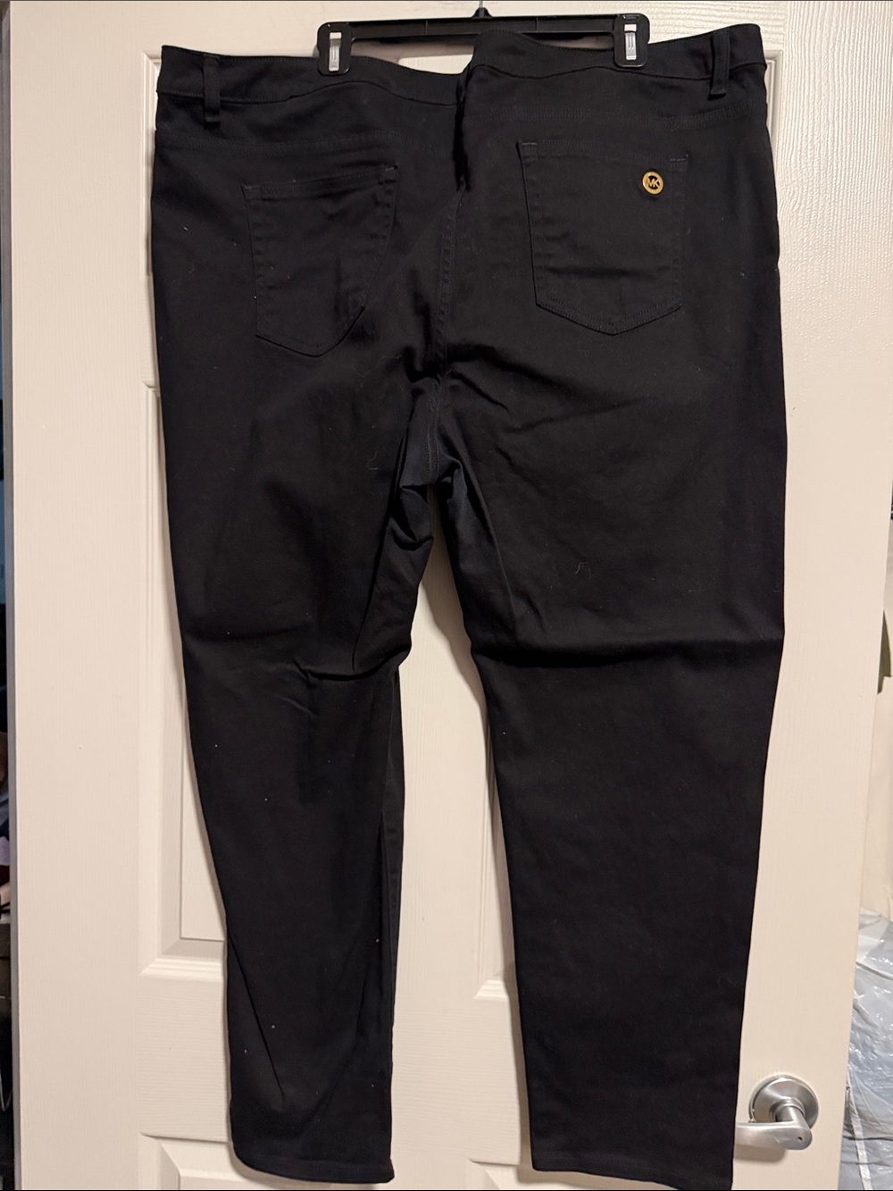 Michael Kors Black Pants with Gold Logo plus size - Picture 5 of 6